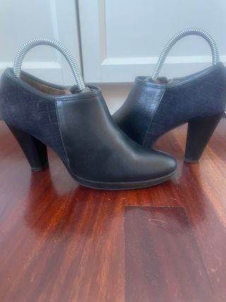 zapato botin azul