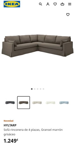 Sofa Ikea Kivic esquinero