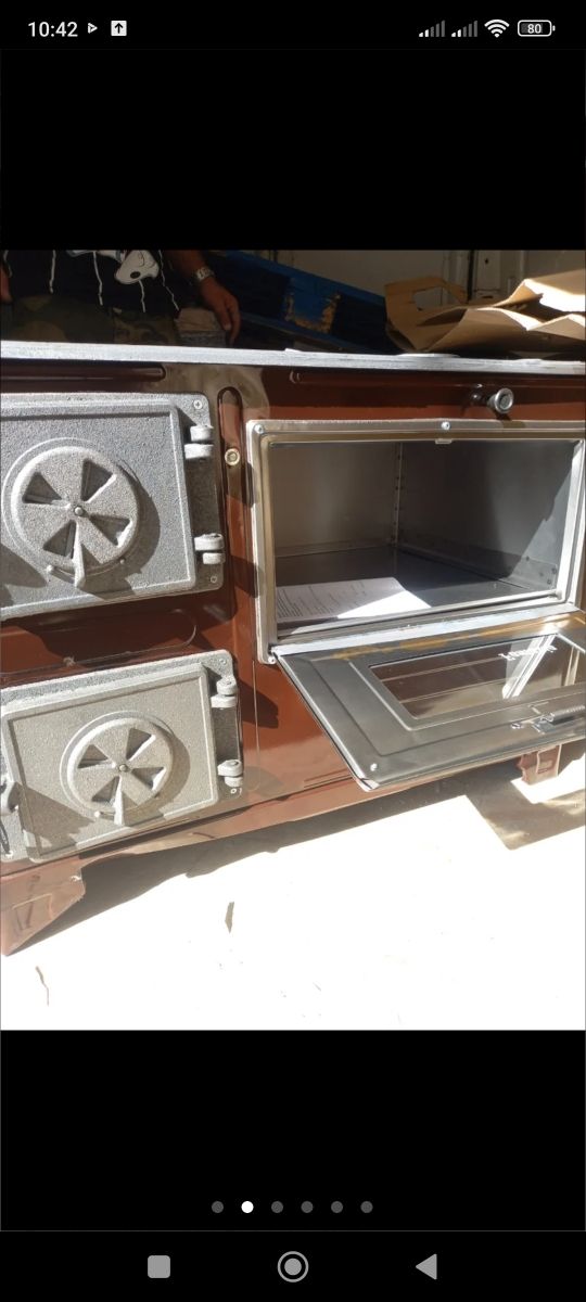 Estufa de leñas Gran Fantasía con horno