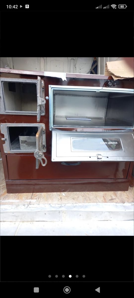 Estufa de leñas Gran Fantasía con horno