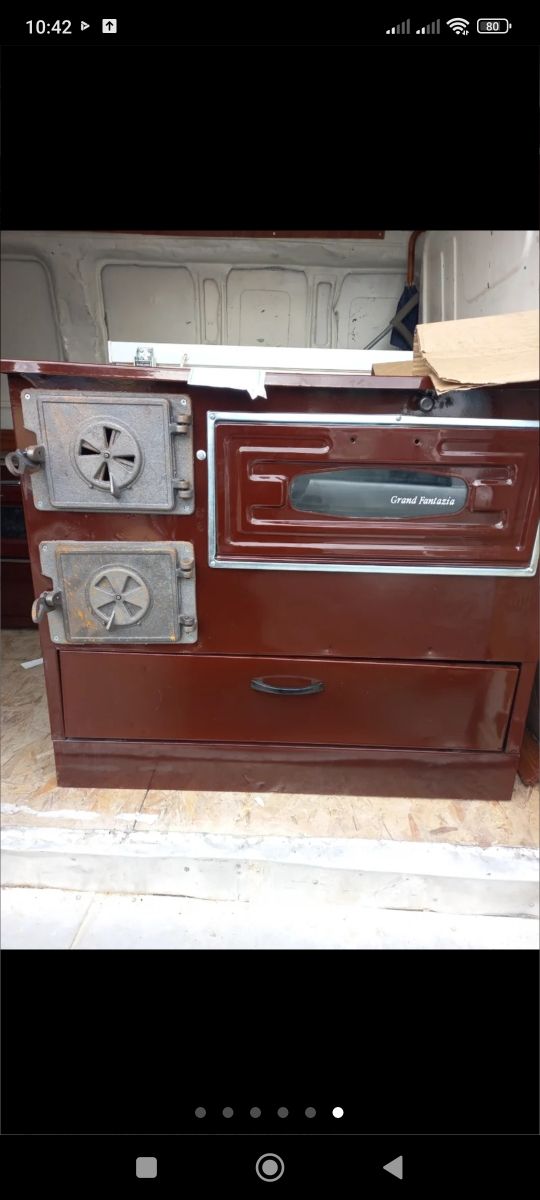 Estufa de leñas Gran Fantasía con horno