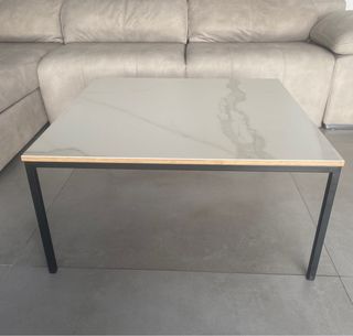 MESA CENTRO PROCELANICO HIERRO