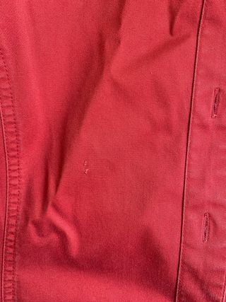 camisa roja parches - harley davidson