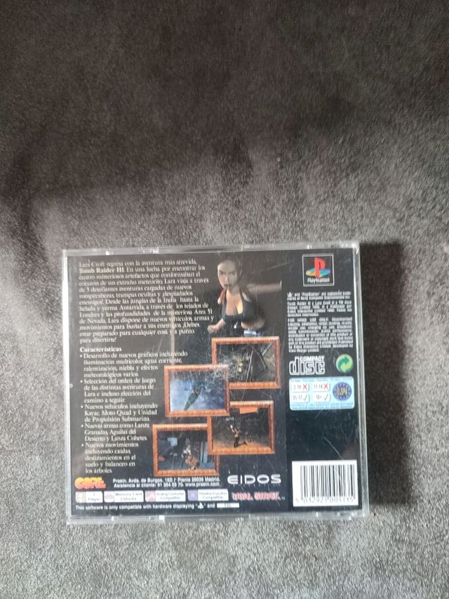 Tomb raider 3 ps1 pal españa
