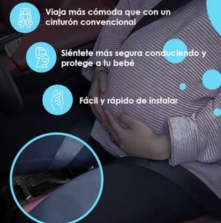 Cinturón seguridad embarazada
