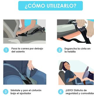Cinturón seguridad embarazada
