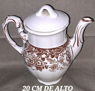 TETERA DE PORCELANA DE LA CARTUJA SEVILLA PICKMAN de segunda mano