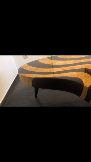 Mesa años 60/70 “Print Zebra” (riñón-mosaico)