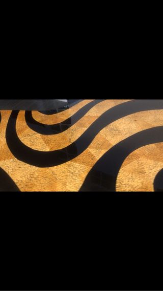 Mesa años 60/70 “Print Zebra” (riñón-mosaico)