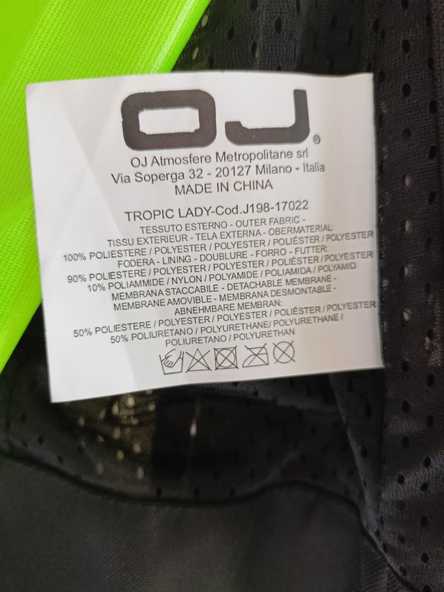 Giacca antivento Moto OJ Donna