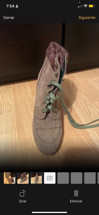 Botines de tacon verde militar