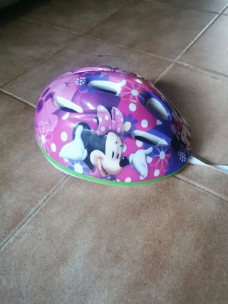 Casco bici niña Minnie