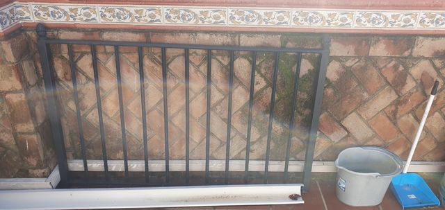 Baranda reja hierro barandilla exterior