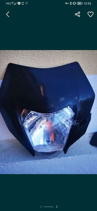 Luz frontal e traseira para Moto