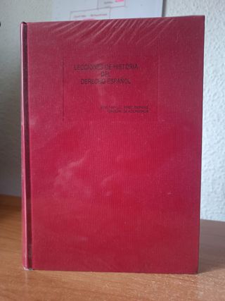 Lecciones de Historia del Derecho español