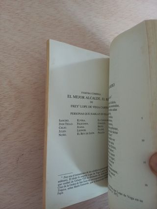 LITERATURA,  El Mejor Alcalde, EL REY