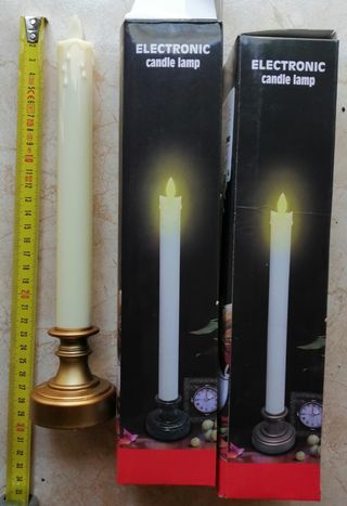 Candil, candelabro, velas