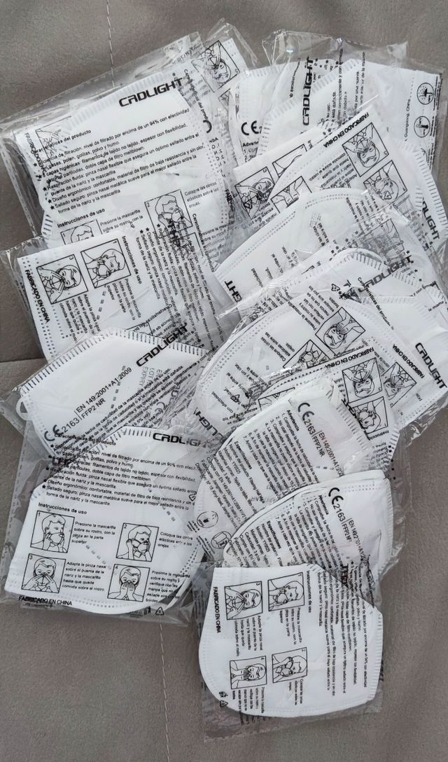 Mascarillas FFP2 20 unidades