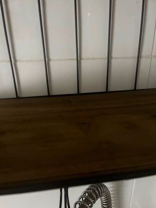 SOLO HOY estanteria cocina baño forja y madera