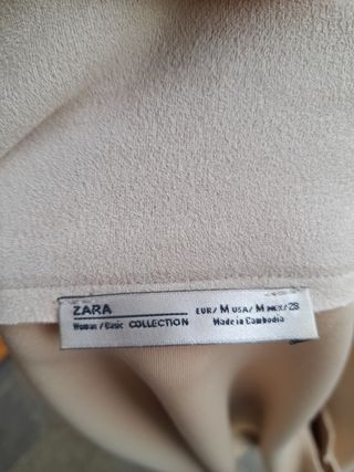 Soprabito beige Zara tg.M