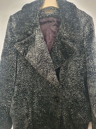 Chaquetón pelo efecto astracán 