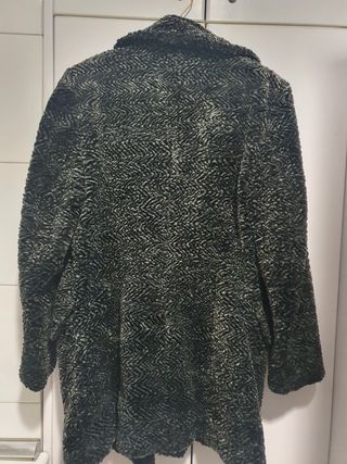 Chaquetón pelo efecto astracán 