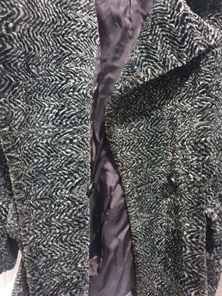 Chaquetón pelo efecto astracán 