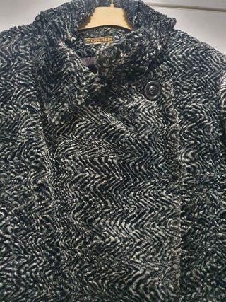 Chaquetón pelo efecto astracán 