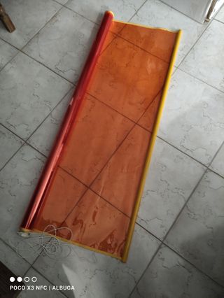 Filtro solar enrollable.