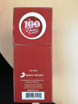 Cofanetto 100 canzoni d'amore