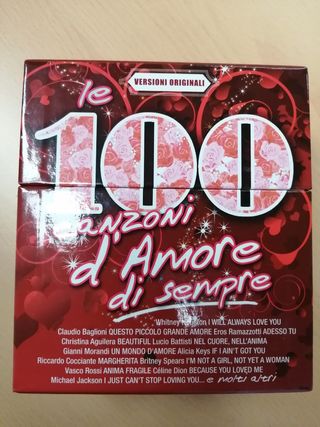 Cofanetto 100 canzoni d'amore
