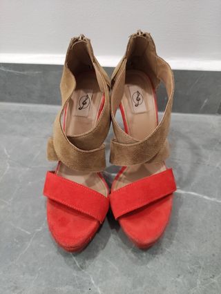 Sandalias Tacón Stradivarius 