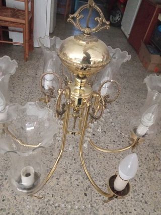 Lampara cristal stras