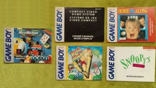 Lote de Manuales de Gameboy