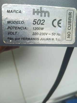 Estufa eléctrica de colgar