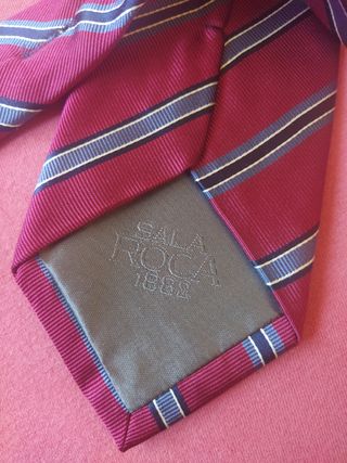 Corbata seda Sala Roca