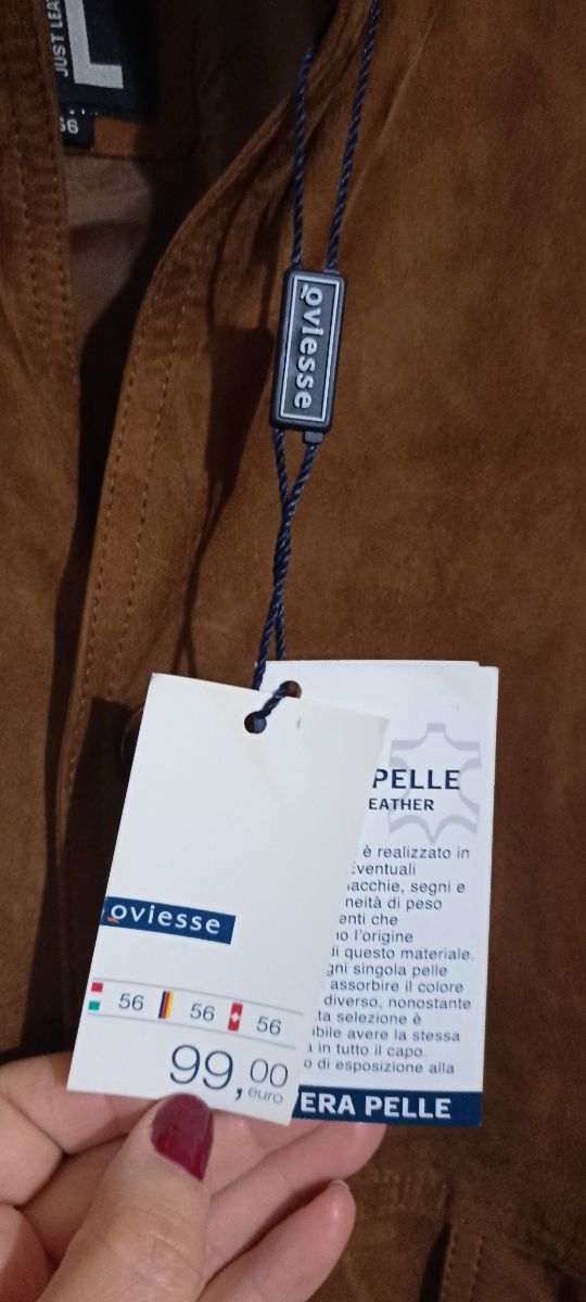 Giubbotto in vera pelle