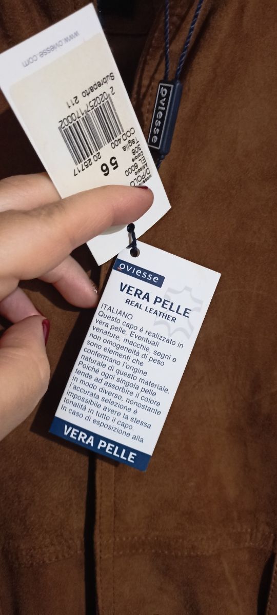 Giubbotto in vera pelle