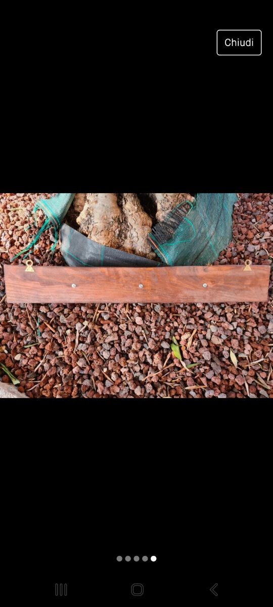 Attaccapanni con pomelli ceramica