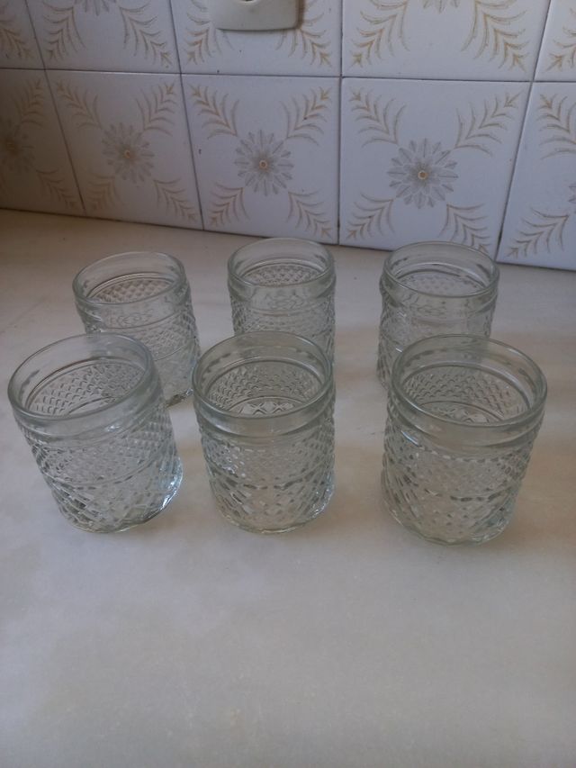 Juego 6 vasos whisky