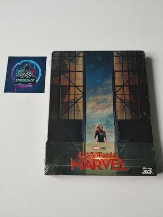 Capitana Marvel Steelbook 3D + Blu-ray