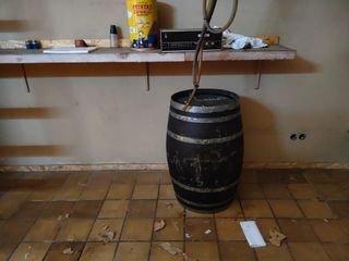 Barrica de Roble 70cms aprox de alto