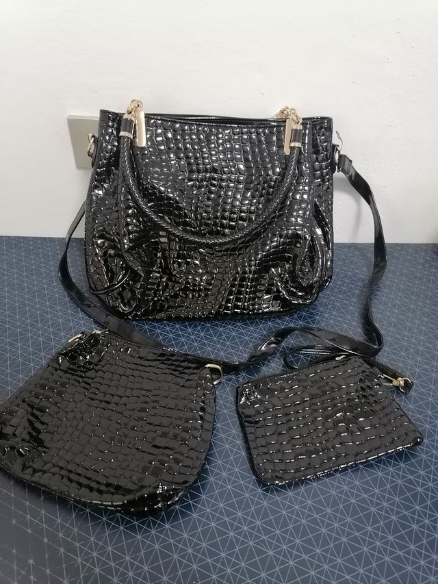 Set borse donna 3 pezzi