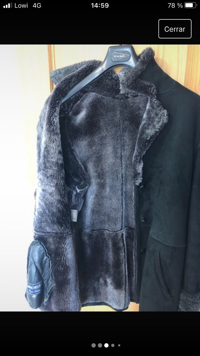 Abrigo piel