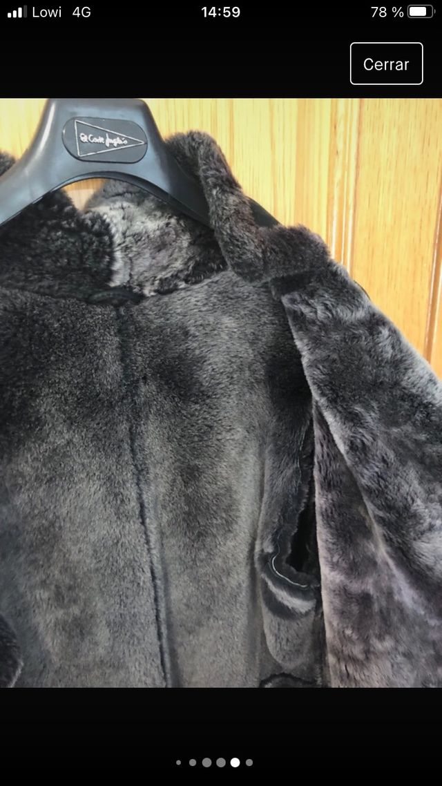 Abrigo piel