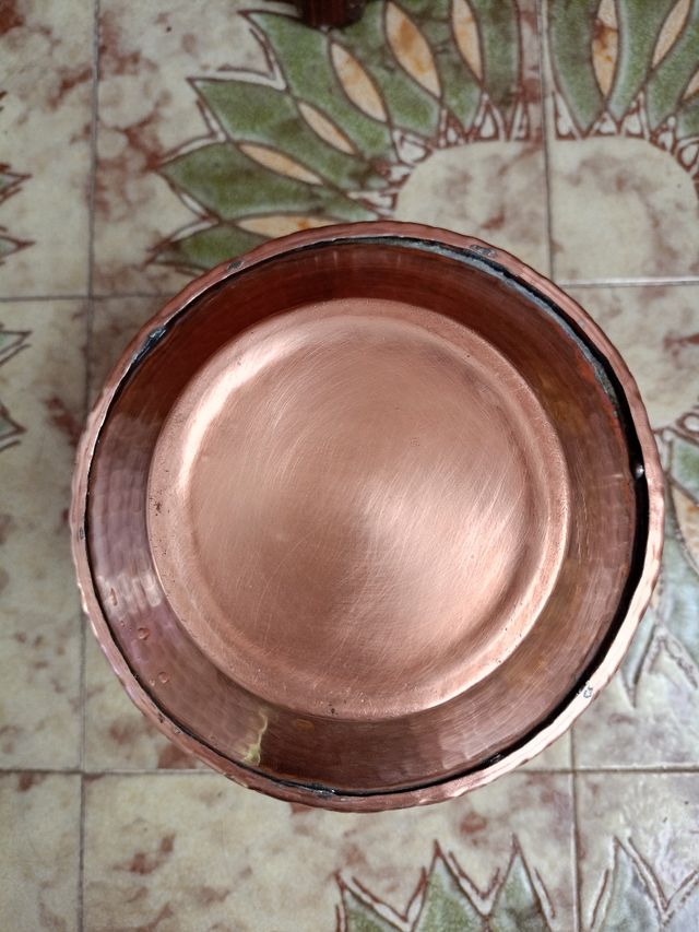 Vaso vintage anni 80 in rame