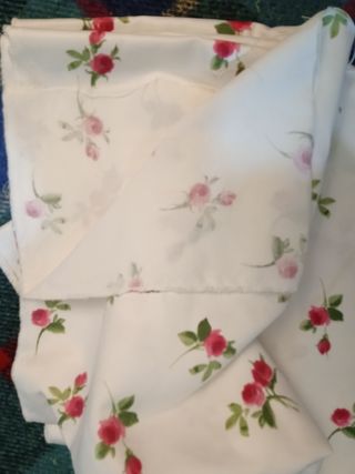 belli rose, tessuto per le tende