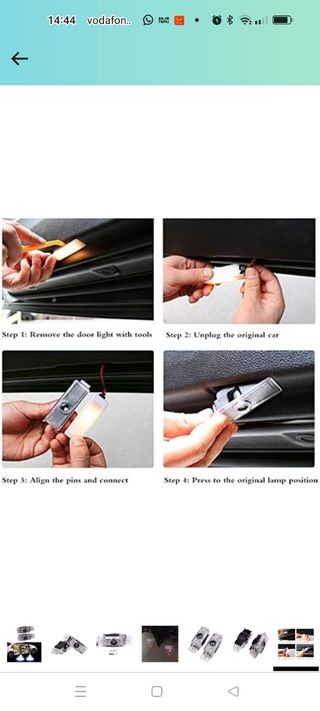 Proyector de logotipo para coche