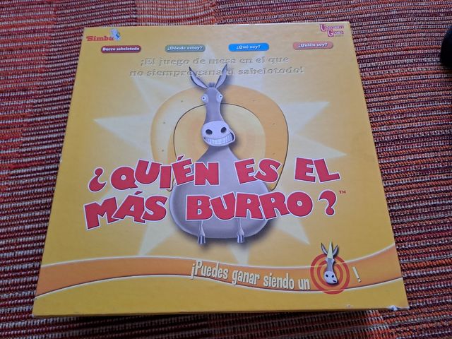 Quien es el más burro juego de mesa