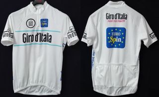 MAGLIA BIANCA GIRO D'ITALIA EURO SPIN TG. XXL SLIM